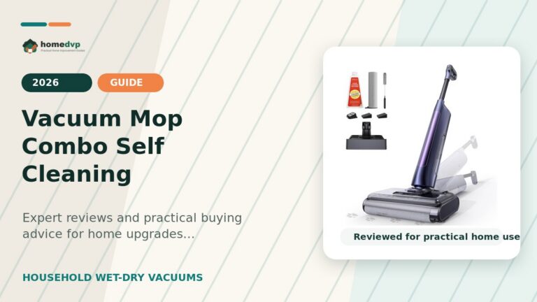 Vacuum Mop Combo Self Cleaning designed thumbnail featuring Ultenic AC1 TriFlex Vacuum Mop Review: 180 Lay Flat Self Cleaning for Hard Floors