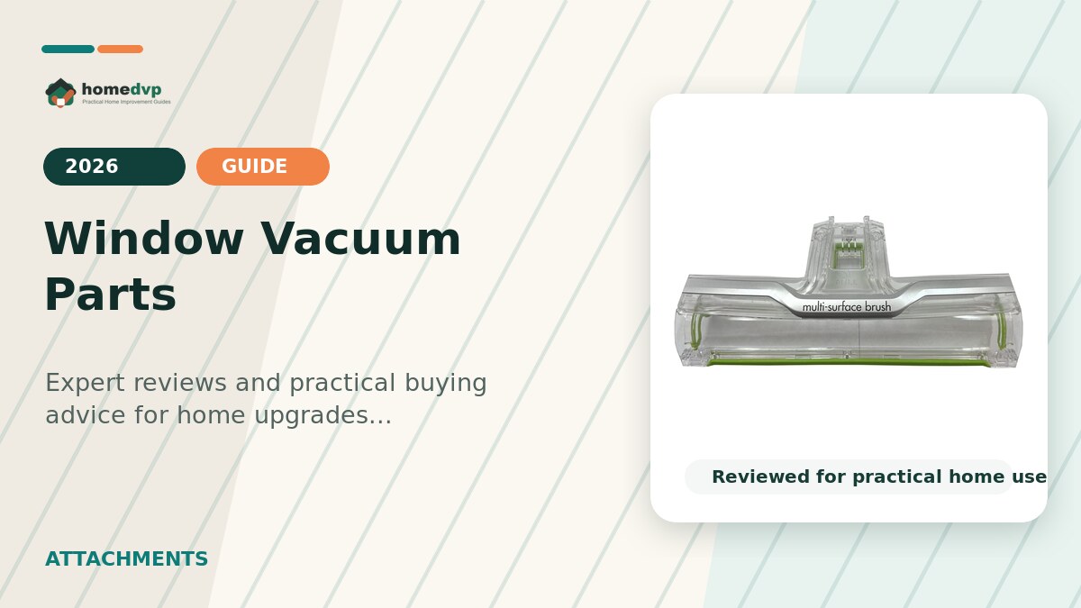 Window Vacuum Parts designed thumbnail featuring Generic Bissell Crosswave Foot Window Assembly Review: Cha-Cha Lime OEM Replacement