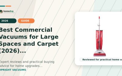 Best Commercial Vacuums for Large Spaces and Carpet (2026)