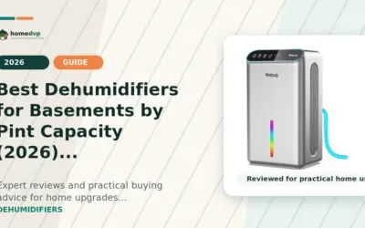 Best Dehumidifiers for Basements by Pint Capacity (2026)