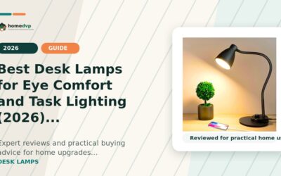 Desk Lamps for Eye Comfort and Task Lighting: Brightness, Color & Efficiency Tested