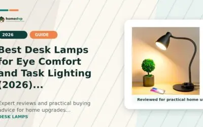 Desk Lamps for Eye Comfort and Task Lighting: Brightness, Color & Efficiency Tested