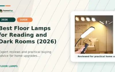 Floor Lamps for Reading and Dark Rooms: Task Lighting That Won’t Strain Your Eyes