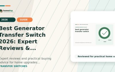 Best Generator Transfer Switch 2026: Expert Reviews & Buying Guide