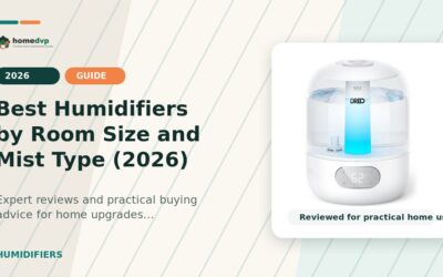 Best Humidifiers by Room Size and Mist Type (2026)