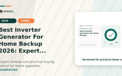 Best Inverter Generator For Home Backup 2026: Expert Reviews & Buying Guide