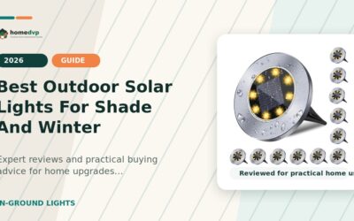 Outdoor Solar Lights for Shade and Winter: Brightness, Color & Efficiency Tested