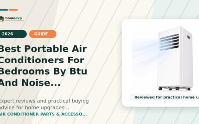 Portable Air Conditioners for Bedrooms by BTU and Noise: BTU Sizing, Noise & Installation Compared
