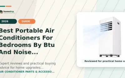 Portable Air Conditioners for Bedrooms by BTU and Noise: BTU Sizing, Noise & Installation Compared
