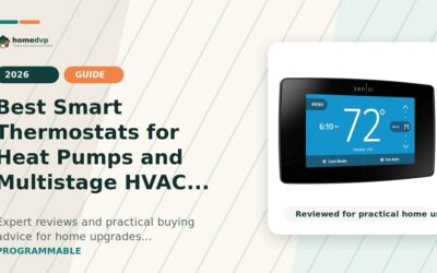 Best Smart Thermostats for Heat Pumps and Multistage HVAC (2026)