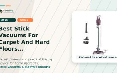 Stick Vacuums for Carpet and Hard Floors: Pet Hair, Hardwood & Carpets Compared