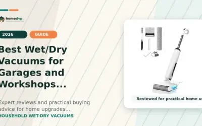 Best Wet/Dry Vacuums for Garages and Workshops (2026)
