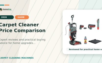 Carpet Cleaner Price Comparison 2026: Upfront & Ownership Cost