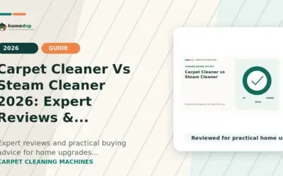 Carpet Cleaner Vs Steam Cleaner 2026: Expert Reviews & Buying Guide
