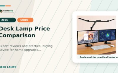 Desk Lamp Price Comparison: Task Lighting That Won’t Strain Your Eyes