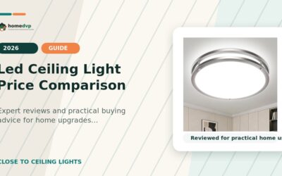 LED Ceiling Light Price Comparison: Brightness, Color & Efficiency Tested