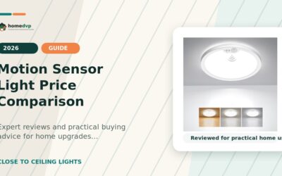 Motion Sensor Light Price Comparison 2026: Upfront & Ownership Cost