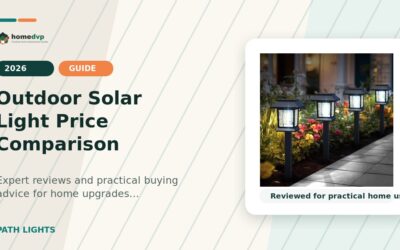Outdoor Solar Light Price Comparison 2026: Upfront & Ownership Cost