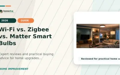 Wi-Fi vs. Zigbee vs. Matter Smart Bulbs