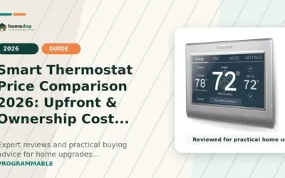 Smart Thermostat Price Comparison: HVAC Compatibility & Smart Features