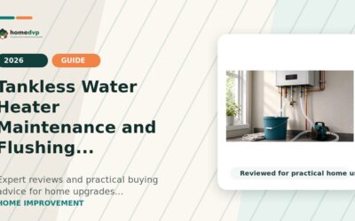 Tankless Water Heater Maintenance and Flushing Checklist