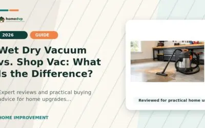 Wet Dry Vacuum vs. Shop Vac: What Is the Difference?