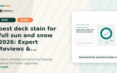 Best Deck Stain for Full Sun and Snow (2026): Buying Guide