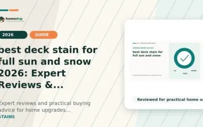 Best Deck Stain for Full Sun and Snow (2026): Buying Guide