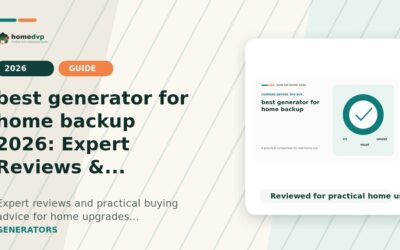 best generator for home backup 2026: Expert Reviews & Buying Guide