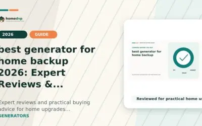 best generator for home backup 2026: Expert Reviews & Buying Guide