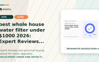 best whole house water filter under $1000 2026: Expert Reviews & Buying Guide