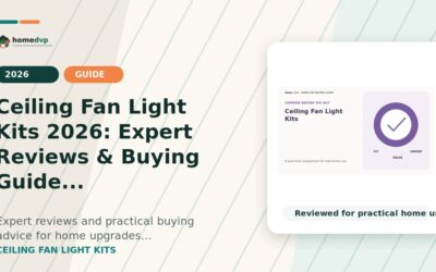 Ceiling Fan Light Kits 2026: Expert Reviews & Buying Guide