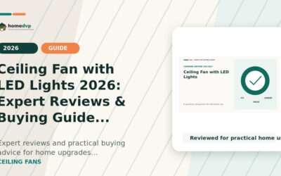 Ceiling Fan with LED Lights 2026: Expert Reviews & Buying Guide