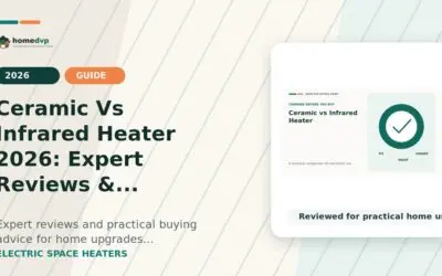 Ceramic vs Infrared Heater (2026): Key Differences