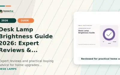 Desk Lamp Brightness Guide 2026: Expert Reviews & Buying Guide