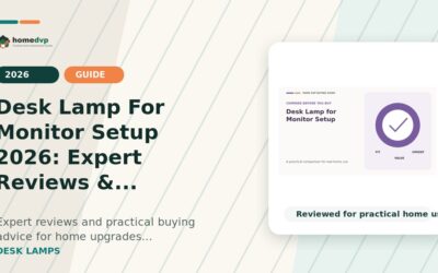 Desk Lamp For Monitor Setup 2026: Expert Reviews & Buying Guide