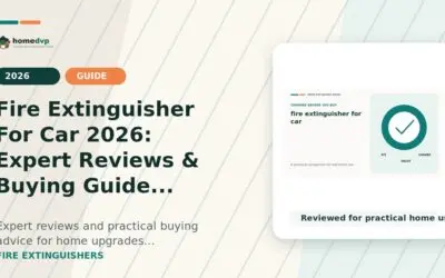 Fire Extinguisher For Car 2026: Expert Reviews & Buying Guide