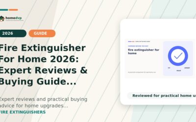 Fire Extinguisher For Home 2026: Expert Reviews & Buying Guide