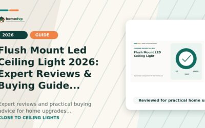 Flush Mount Led Ceiling Light 2026: Expert Reviews & Buying Guide