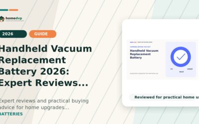 Handheld Vacuum Replacement Battery 2026: Expert Reviews & Buying Guide