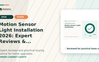 How to Install a Motion Sensor Light: Setup & Safety
