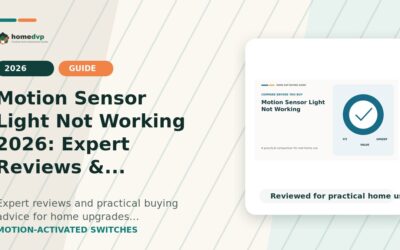 Motion Sensor Light Not Working? Troubleshooting Checks