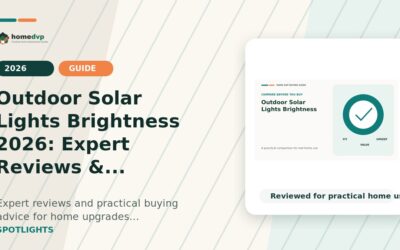 Outdoor Solar Lights Brightness 2026: Expert Reviews & Buying Guide