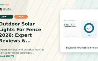 Outdoor Solar Lights For Fence 2026