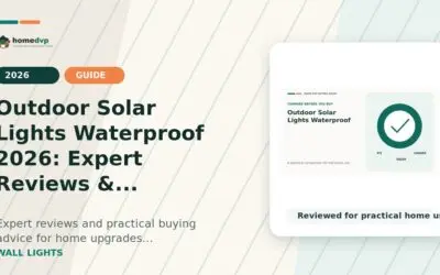 Outdoor Solar Lights Waterproof 2026