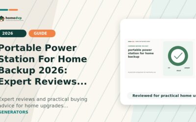 Portable Power Station For Home Backup 2026: Expert Reviews & Buying Guide