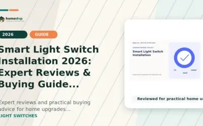 Smart Light Switch Installation 2026