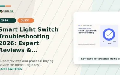 Smart Light Switch Troubleshooting 2026