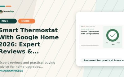 Smart Thermostat With Google Home 2026: Expert Reviews & Buying Guide