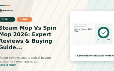 Steam Mop vs Spin Mop (2026): Key Differences